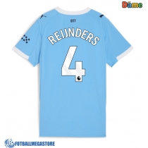 Fotballdrakt Dame Manchester City Tijjani Reijnders #4 Hjemmedrakt 2025-26 Kortermet